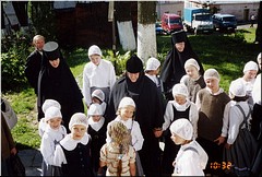 Игумения Олимпиада (Баранова) с детьми