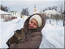 С монастырским котом С монастырским котом