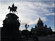 Вид на Исаакиевский собор Вид на Исаакиевский собор