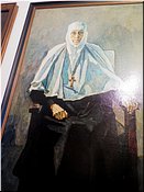 Картина П. Корина «Схиигумения Фамарь», 1936 Картина П. Корина «Схиигумения Фамарь», 1936