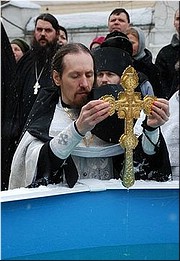 Великое освящение воды. Сретенский монастырь. Фото: Антон Поспелов Великое освящение воды. Сретенский монастырь. Фото: Антон Поспелов