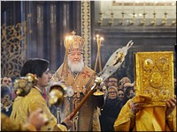 В присутствии послов ряда стран совершил Предстоятель Русской Церкви Божественную Литургию в Храме Христа Спасителя в Неделю Торжества Православия В присутствии послов ряда стран совершил Предстоятель Русской Церкви Божественную Литургию в Храме Христа Спасителя в Неделю Торжества Православия