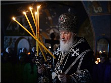 В Великий Вторник Святейший Патриарх Кирилл совершил Литургию в Новоспасском монастыре, 11.04.2017 В Великий Вторник Святейший Патриарх Кирилл совершил Литургию в Новоспасском монастыре, 11.04.2017