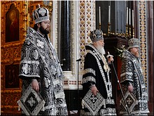 В Великую Среду Предстоятель Русской Церкви совершил последнюю в этом году Литургию Преждеосвященных Даров в Храме Христа Спасителя, 12.04.2017 В Великую Среду Предстоятель Русской Церкви совершил последнюю в этом году Литургию Преждеосвященных Даров в Храме Христа Спасителя, 12.04.2017