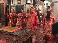 В годовщину аварии на Чернобыльской АЭС архиереи Украинской Православной Церкви совершили ночную Литургию в Ильинском храме в Чернобыле, 26-27.04.2017 В годовщину аварии на Чернобыльской АЭС архиереи Украинской Православной Церкви совершили ночную Литургию в Ильинском храме в Чернобыле, 26-27.04.2017