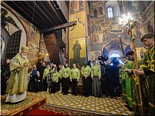 Святейший Патриарх Кирилл совершил Литургию в Саввино-Сторожевском монастыре, 16.12.2018 Святейший Патриарх Кирилл совершил Литургию в Саввино-Сторожевском монастыре, 16.12.2018