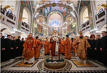 В день памяти священномученика Илариона, архиепископа Верейского, Святейший Патриарх Кирилл совершил Божественную Литургию в Сретенском монастыре в Москве, 28.12.2019 В день памяти священномученика Илариона, архиепископа Верейского, Святейший Патриарх Кирилл совершил Божественную Литургию в Сретенском монастыре в Москве, 28.12.2019
