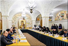 Под председательством Святейшего Патриарха Кирилла прошло общее собрание членов Совета попечителей Храма Христа Спасителя, 13.03.2020 Под председательством Святейшего Патриарха Кирилла прошло общее собрание членов Совета попечителей Храма Христа Спасителя, 13.03.2020