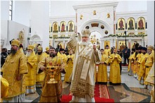 Святейший Патриарх Кирилл совершил великое освящение храма святителя Николая Чудотворца в подмосковном Красногорске, 16.08.2020 Святейший Патриарх Кирилл совершил великое освящение храма святителя Николая Чудотворца в подмосковном Красногорске, 16.08.2020