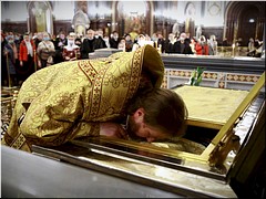 В день памяти святителя Филарета была совершена Божественная Литургия у его мощей в Храме Христа Спасителя, 03.12.2020 В день памяти святителя Филарета была совершена Божественная Литургия у его мощей в Храме Христа Спасителя, 03.12.2020