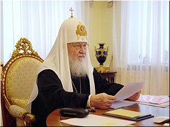Святейший Патриарх Кирилл выступил в докладом на Епархиальном собрании города Москвы, 24.12.2020 Святейший Патриарх Кирилл выступил в докладом на Епархиальном собрании города Москвы, 24.12.2020