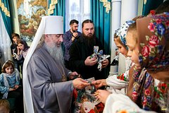 В день святителя Николая в Святогорской лавре прошёл детский праздничный концерт и поздравления, 19.12.2020 В день святителя Николая в Святогорской лавре прошёл детский праздничный концерт и поздравления, 19.12.2020