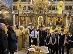 На Подворье Сербской Православной Церкви в Москве отпраздновали день памяти святителя Сербского Саввы Божественной Литургией и благословением колача, 24.01.2021 На Подворье Сербской Православной Церкви в Москве отпраздновали день памяти святителя Сербского Саввы Божественной Литургией и благословением колача, 24.01.2021