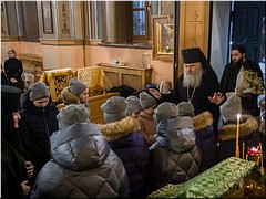 Архиепископ Каширский Феогност возглавил Литургию в Покровском монастыре Москвы в день памяти преподобного Евфимия Великого, 02.02.2021 Архиепископ Каширский Феогност возглавил Литургию в Покровском монастыре Москвы в день памяти преподобного Евфимия Великого, 02.02.2021