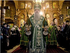 Митрополит Варсонофий совершил Божественную литургию в Казанском храме Вырицы в день памяти старца Серафима, 03.04.2021 Митрополит Варсонофий совершил Божественную литургию в Казанском храме Вырицы в день памяти старца Серафима, 03.04.2021