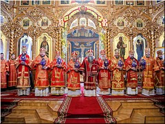 Сонм архипастырей Русской Церкви совершил Божественную Литургию в Серафимо-Дивеевской обители, 05.05.2021 Сонм архипастырей Русской Церкви совершил Божественную Литургию в Серафимо-Дивеевской обители, 05.05.2021