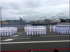 Представители Русской Церкви посетили главный военно-морской парад, посвящённый 325-летию ВМФ России Представители Русской Церкви посетили главный военно-морской парад, посвящённый 325-летию ВМФ России