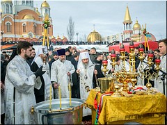 В праздник Крещения Господня митрополит Онуфрий совершил Литургию в Киево-Печерской лавре и освятил воды Днепра, 19.01.2022 В праздник Крещения Господня митрополит Онуфрий совершил Литургию в Киево-Печерской лавре и освятил воды Днепра, 19.01.2022
