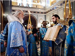 В канун праздника Благовещения Святейший Патриарх Кирилл совершил всенощное бдение в Храме Христа Спасителя, 06.04.2022 В канун праздника Благовещения Святейший Патриарх Кирилл совершил всенощное бдение в Храме Христа Спасителя, 06.04.2022