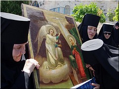 В Горненском монастыре в Эйн-Кареме завершилось празднование Сретения Пресвятой Богородицы с праведной Елисаветой, 07.07.2022 В Горненском монастыре в Эйн-Кареме завершилось празднование Сретения Пресвятой Богородицы с праведной Елисаветой, 07.07.2022