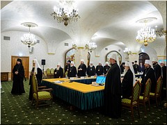 Святейший Патриарх Кирилл возглавил совместное заседание Священного Синода и Высшего Церковного Совета, 29.12.2022 Святейший Патриарх Кирилл возглавил совместное заседание Священного Синода и Высшего Церковного Совета, 29.12.2022