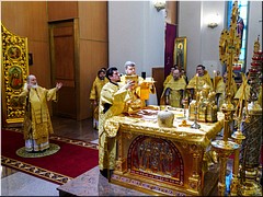 В Неделю святых отец Святейший Патриарх Кирилл совершил Литургию в соборе великомученика Георгия Победоносца в Одинцово Московской области, 01.01.2023 В Неделю святых отец Святейший Патриарх Кирилл совершил Литургию в соборе великомученика Георгия Победоносца в Одинцово Московской области, 01.01.2023